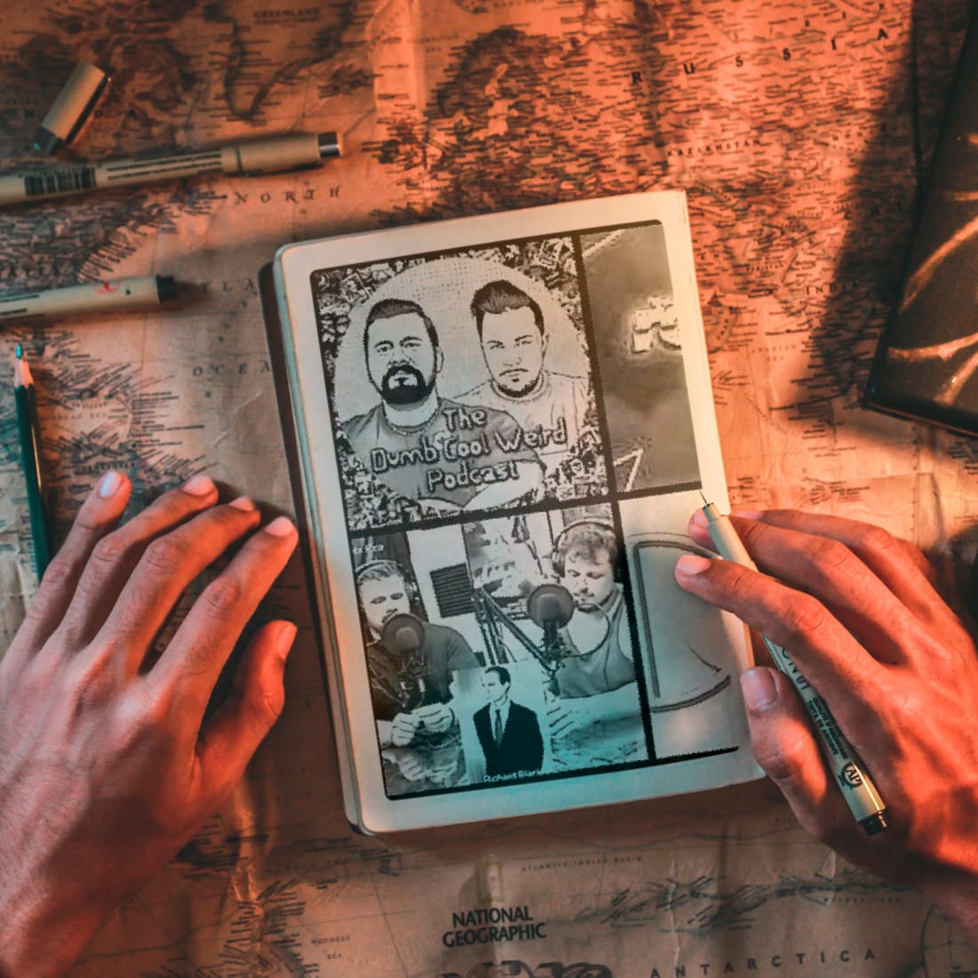 The Dumb Cool Weird Podcast by Wes Walker and Nick Zervas. Entertainment and Costa Rica - Richard Blank