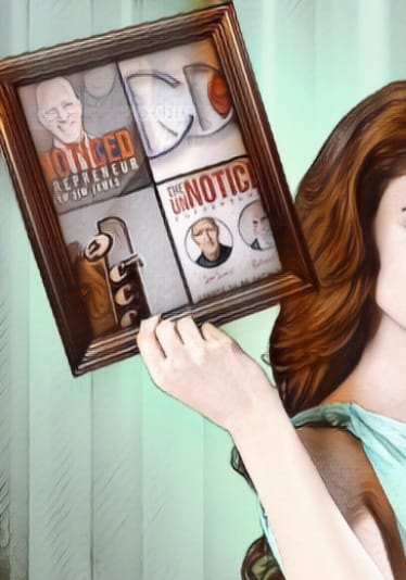 Host Jim James on The UnNoticed Entrepreneur podcast. Silk suits and spats CEO Richard Blank