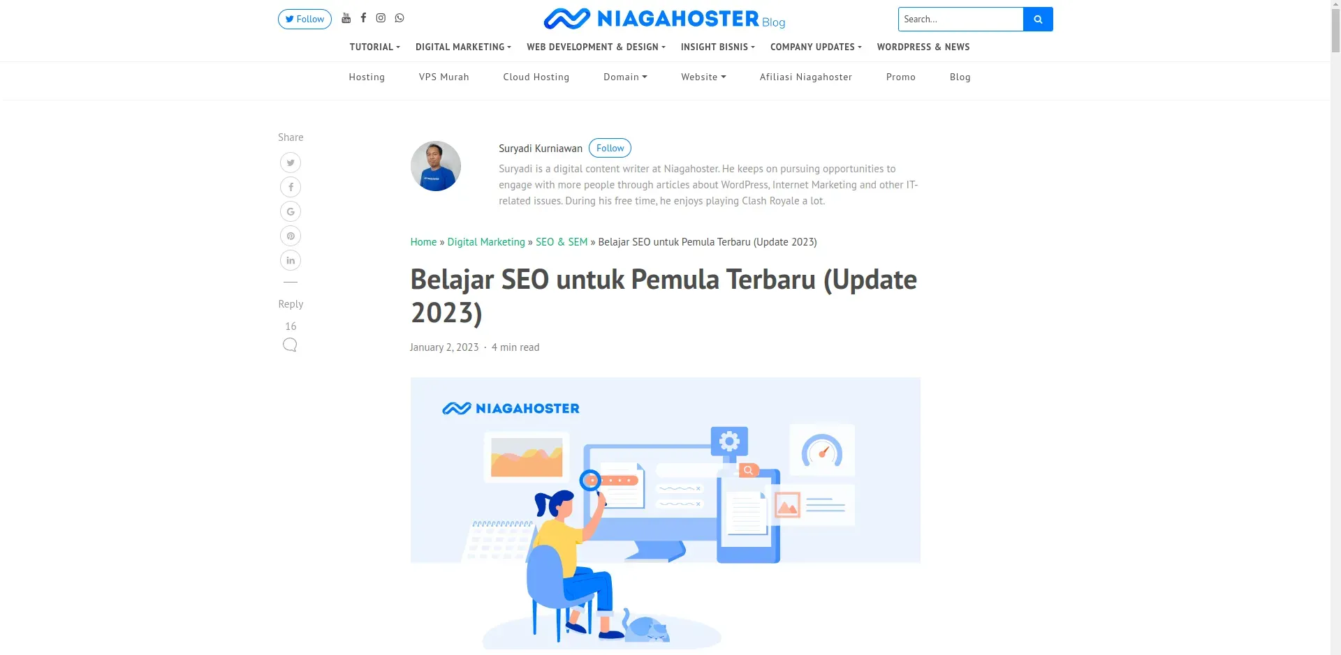 Belajar SEO untuk Pemula Terbaru (Update 2023)