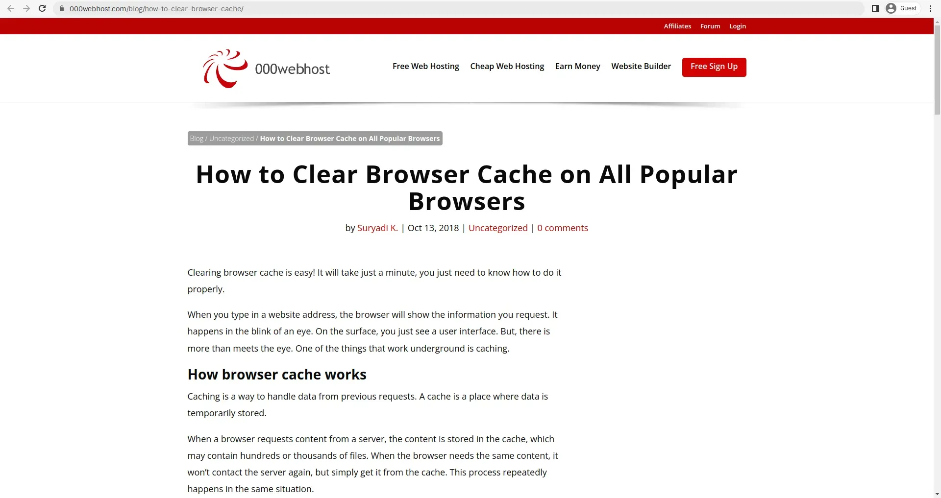How to Clear Browser Cache on All Popular Browsers