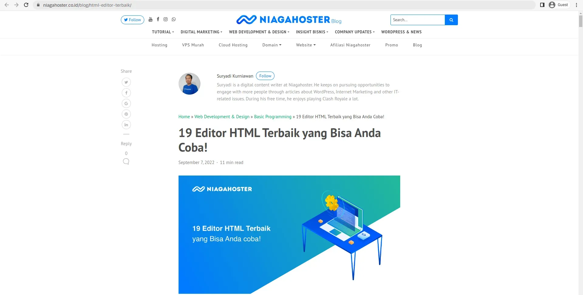 19 Editor HTML Terbaik yang Bisa Anda Coba!