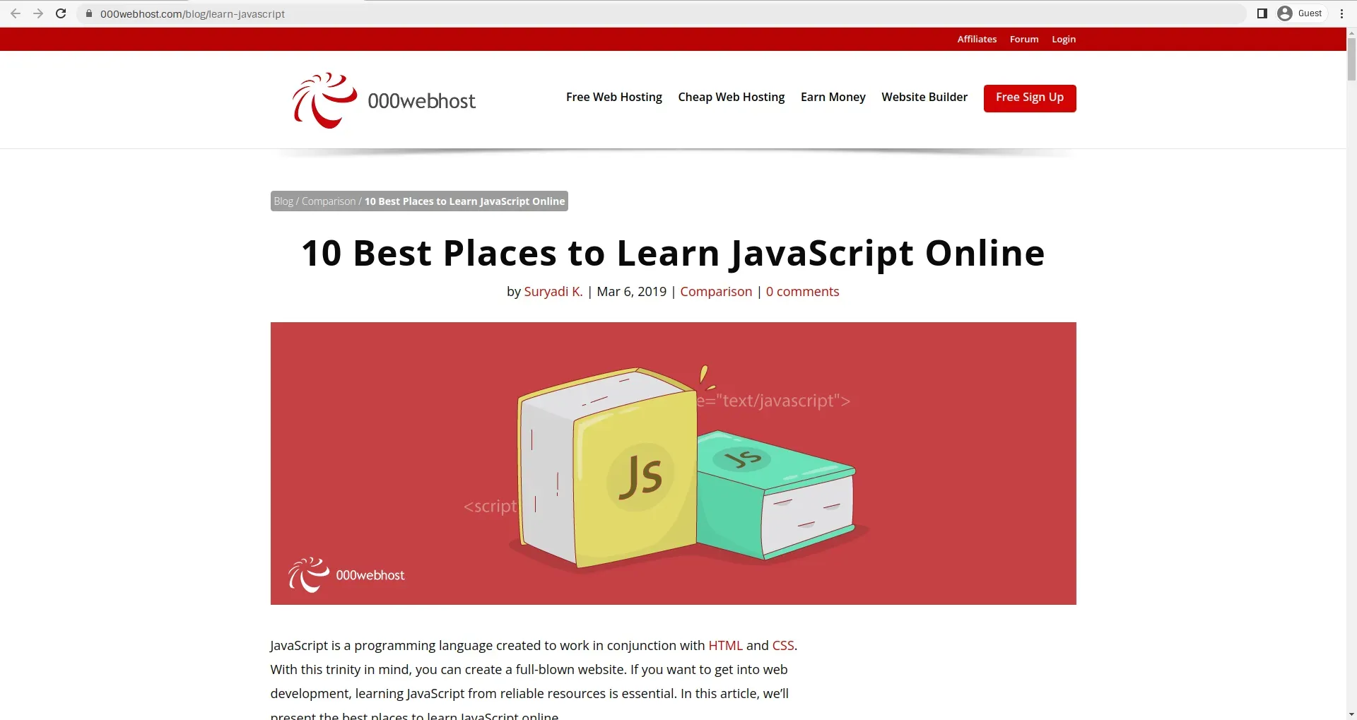 10 Best Places to Learn JavaScript Online