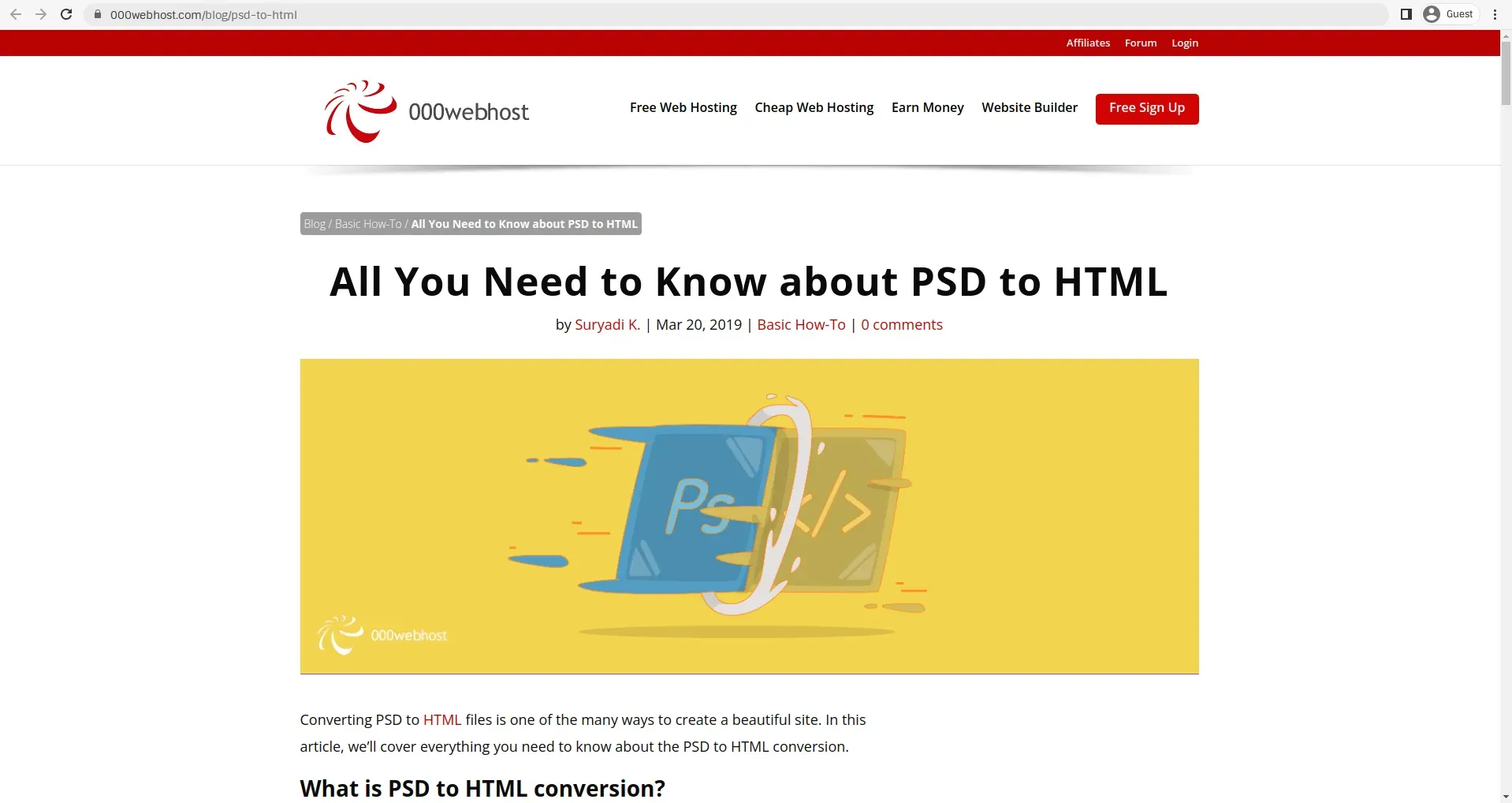All You Need to Know about PSD to HTML