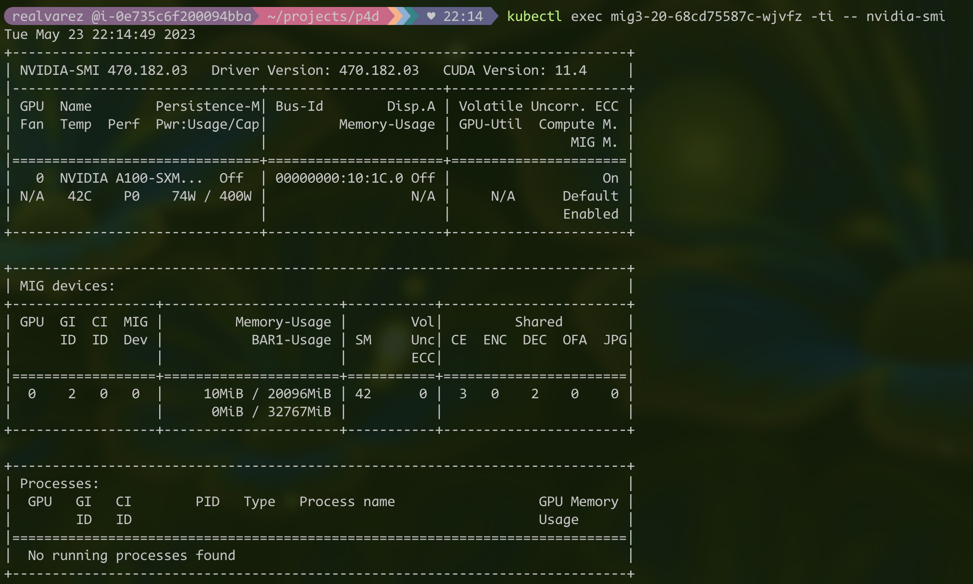 Run more pods per GPU with NVIDIA Multi-Instance GPU