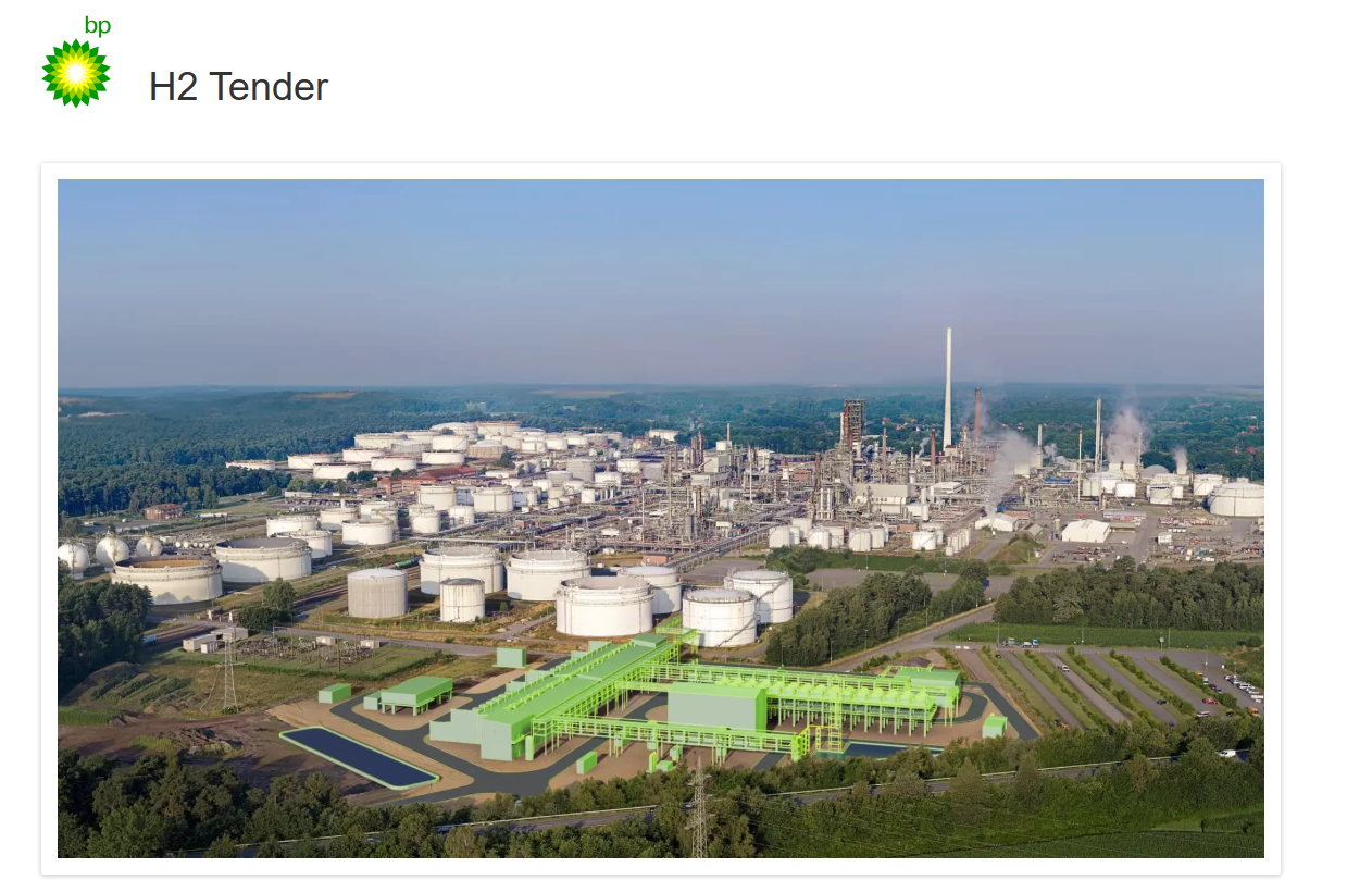 BP Opens Market Call for Hydrogen Buyers at German LGH2 Facility