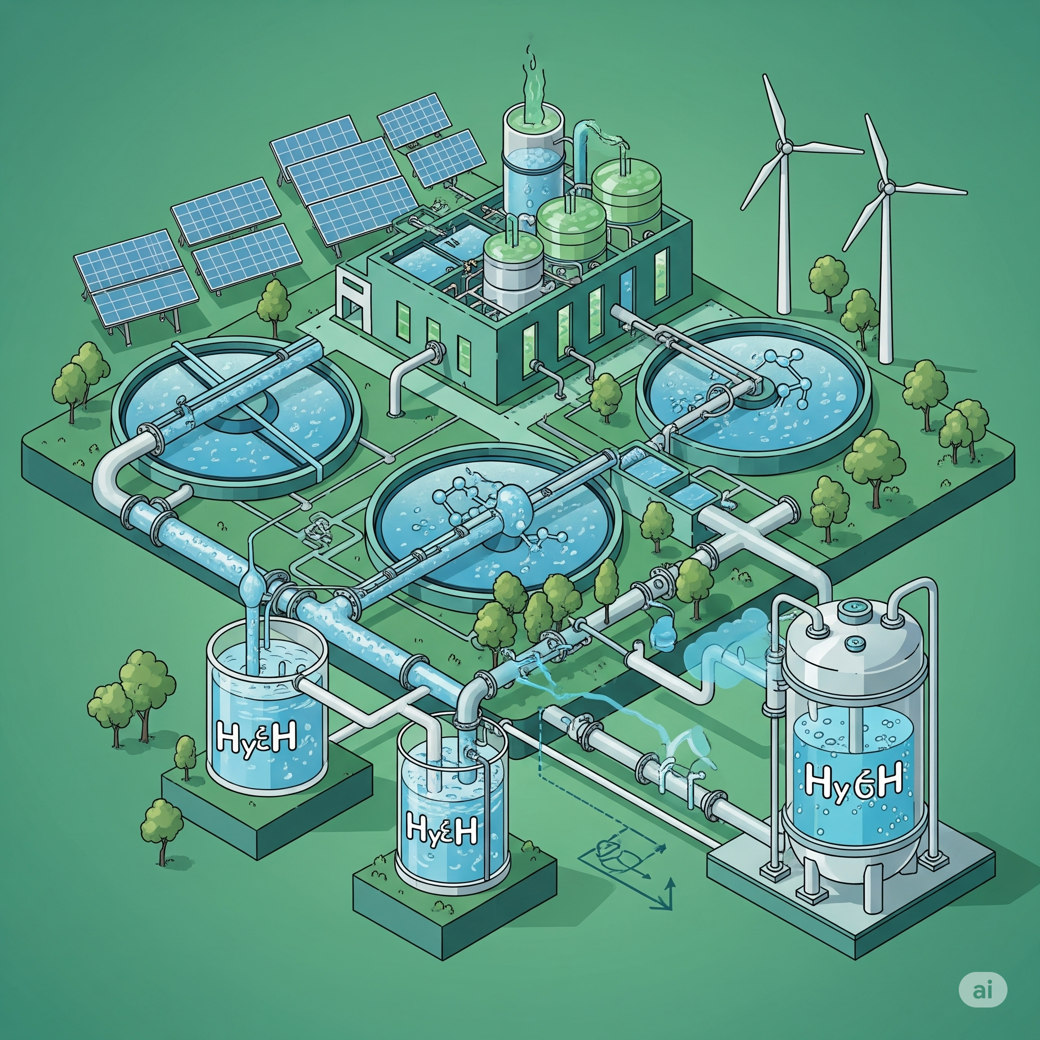 New Technology Produces Green Hydrogen from Wastewater