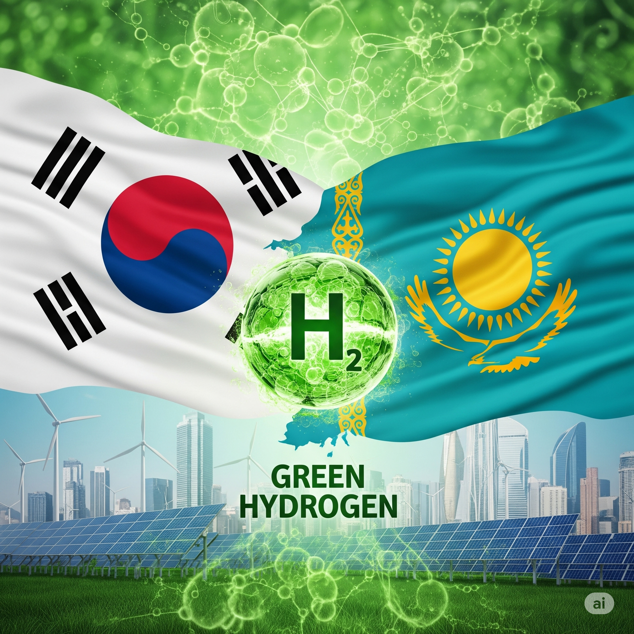 South Korea's YPP Corporation to Invest $3.1 Billion in Kazakhstan's Green Hydrogen Project