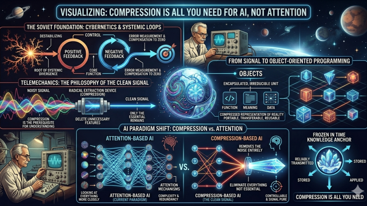 Compression Is Intelligence Compression (not attention) Is All You Need (for AI)!