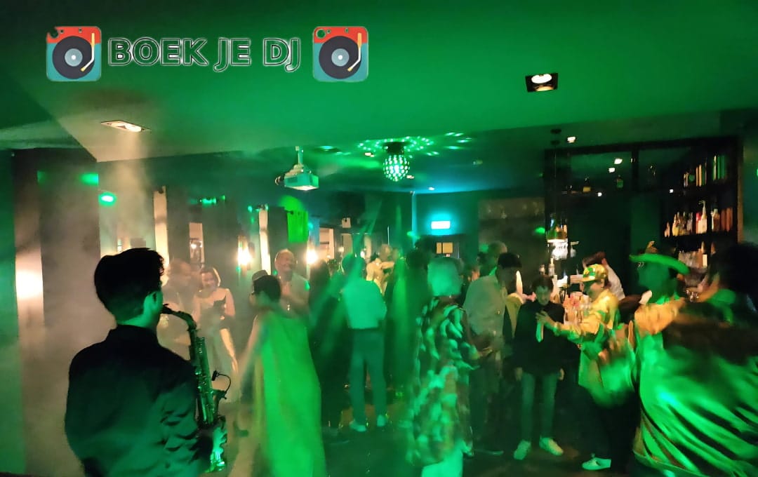 saxofonist Gijs van Boek je DJ en de Gooise DJ 