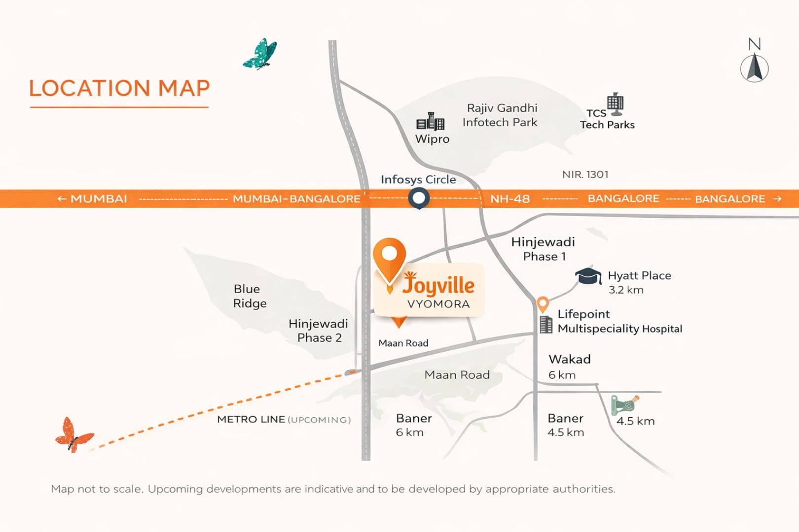 Shapoorji Joyville Hinjawadi Map