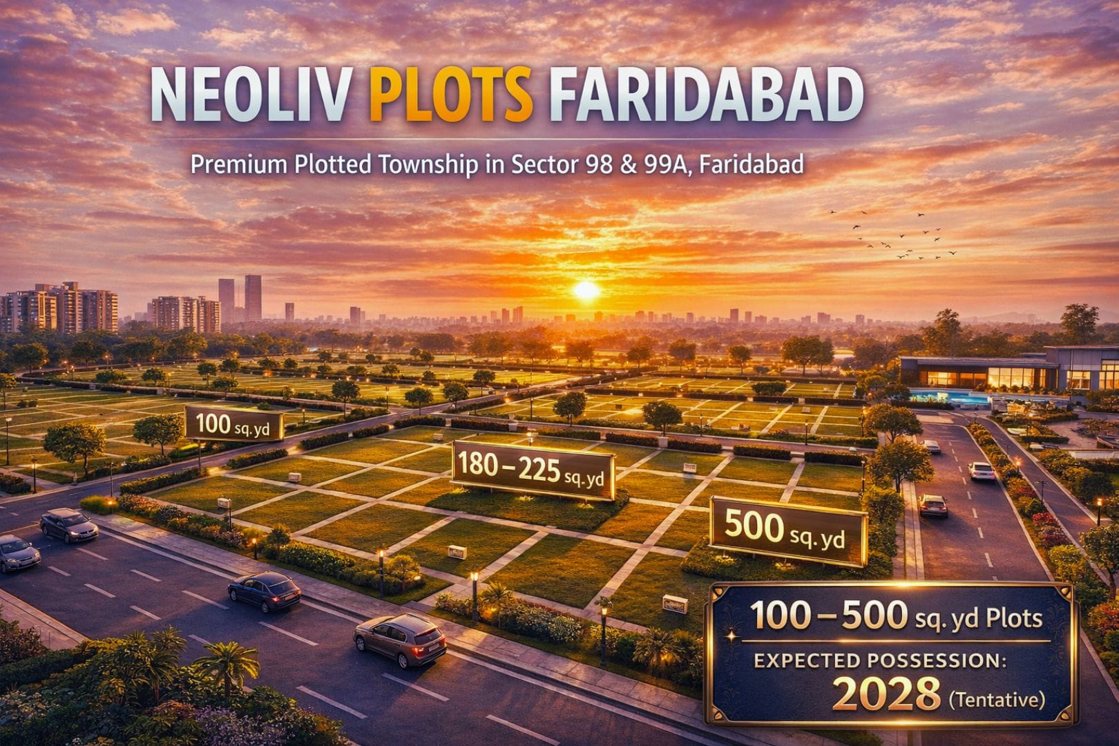 Neoliv Plots Faridabad – Plot Sizes & Configuration + Pricing