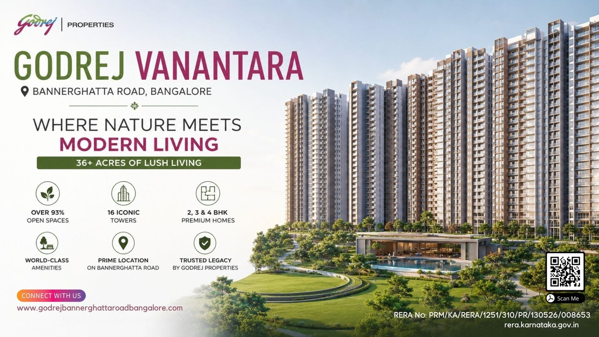 Godrej Vanantara at Bannerghatta Road - Scale | RERA Details