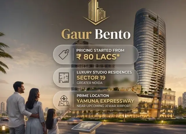 Gaur Bento: Modern Studio Apartments for a Growing Destination