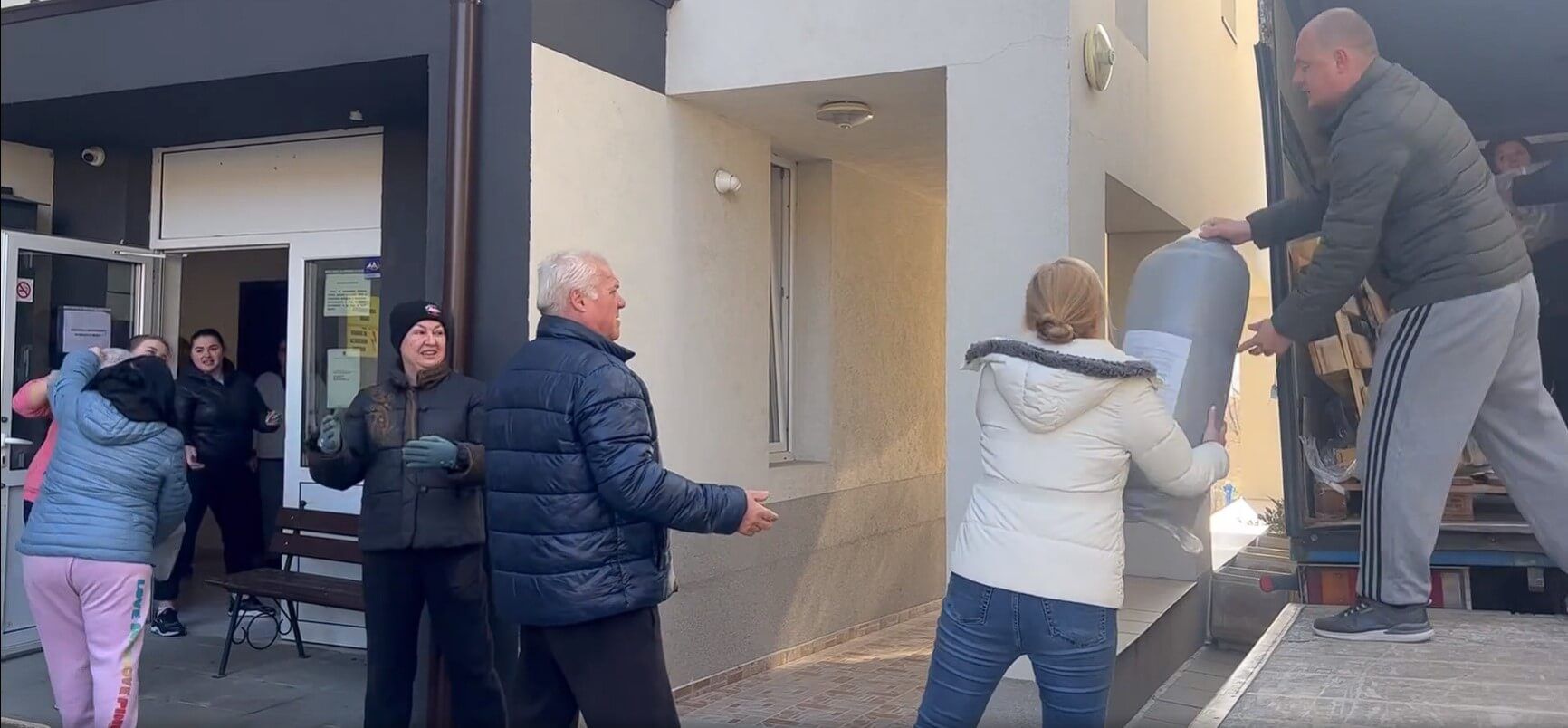 Гуманітарна допомога українським біженцям у Благоєвграді від UNHCR.