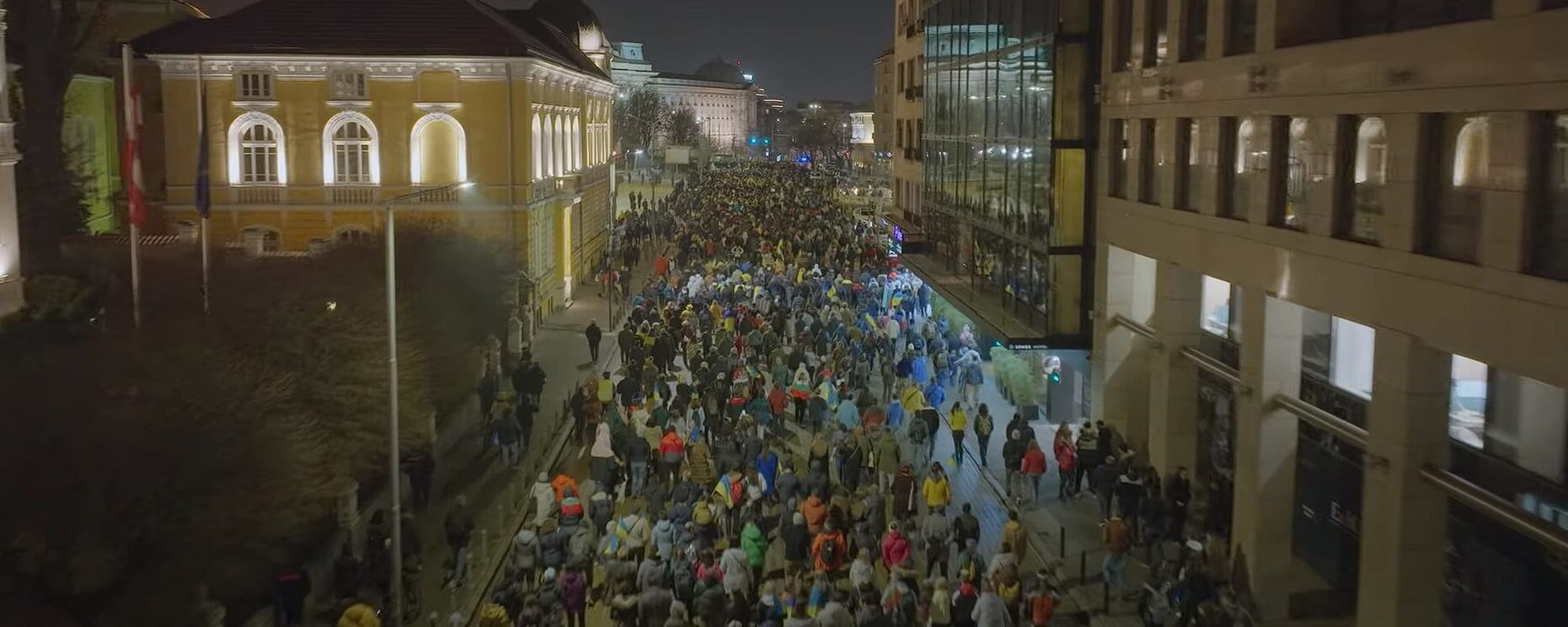 24 лютого 2023 року. Софія підтримала Україну