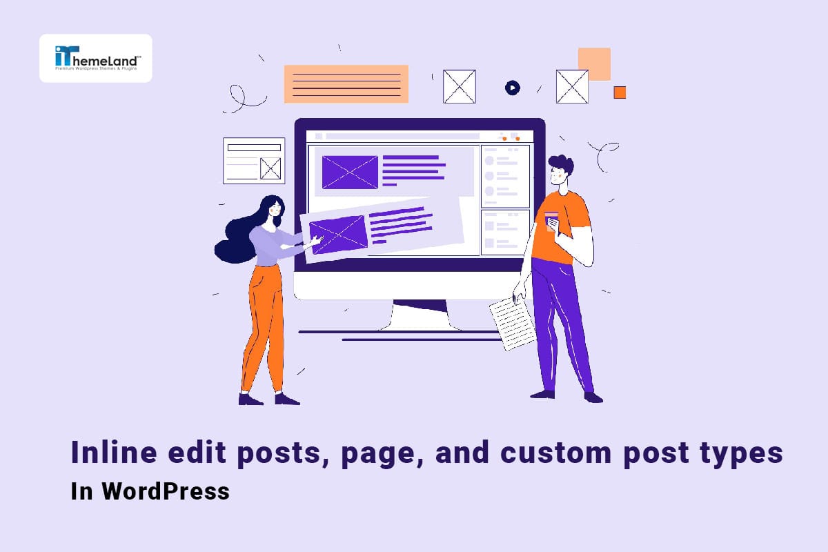 Inline edit WordPress posts, page, and custom post types