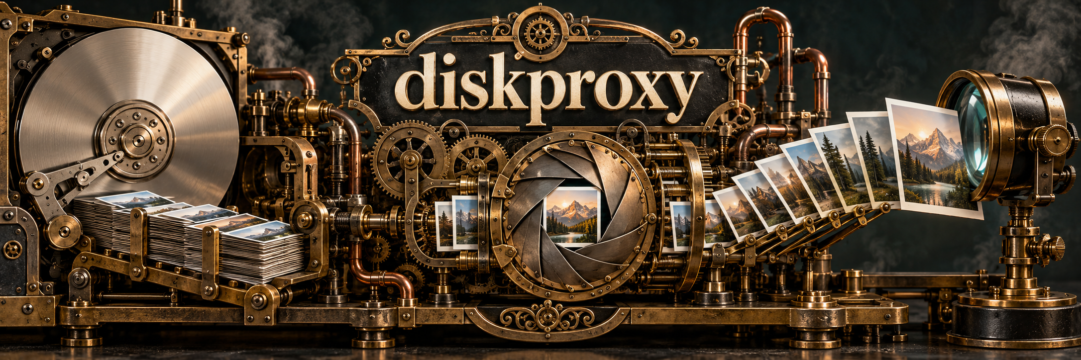 diskproxy and stable camera ingest with virtual disks and WebDAV