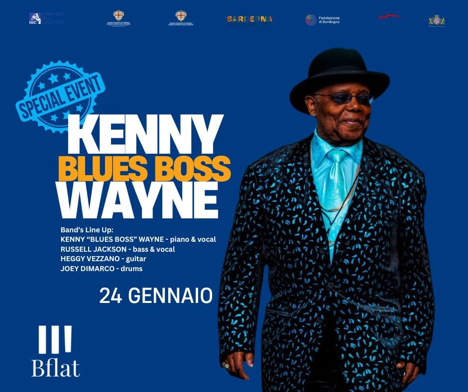 Kenny “Blues Boss” Wayne Brings World-Class Blues to Cagliari’s BFlat