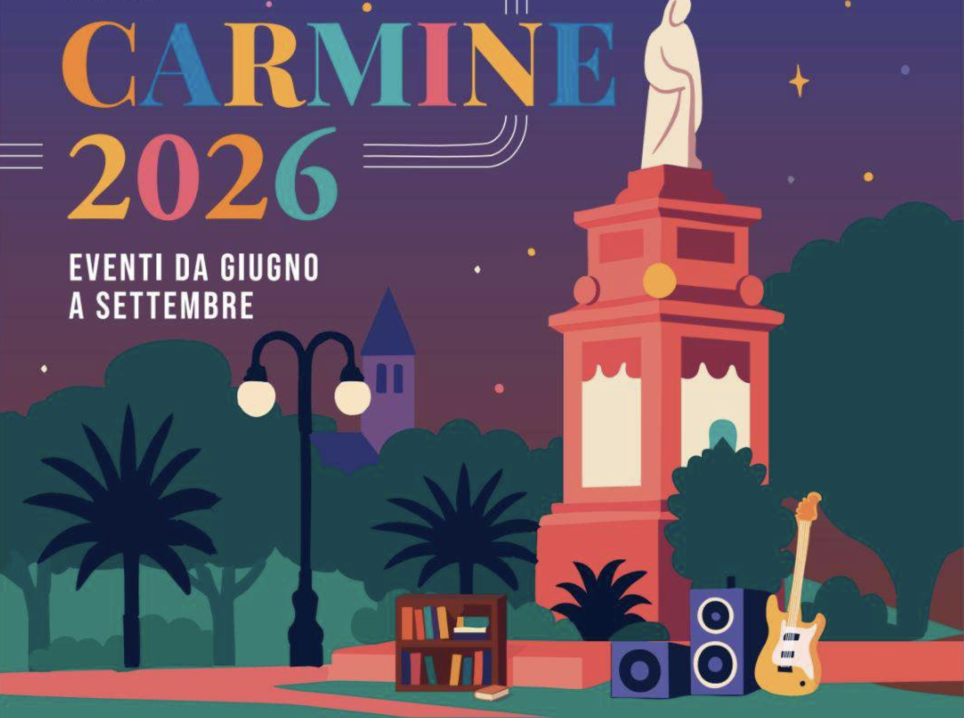 Carmine 2026: Three Months of Free Culture Transforming Piazza del Carmine into Cagliari's Open-Air Theater