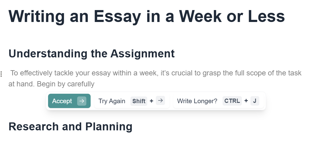 Blainy Auto AI Suggestion Feature