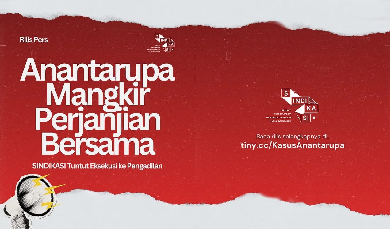 SINDIKASI Tuntut Eksekusi ke Pengadilan usai Anantarupa Studios Mangkir Perjanjian Bersama