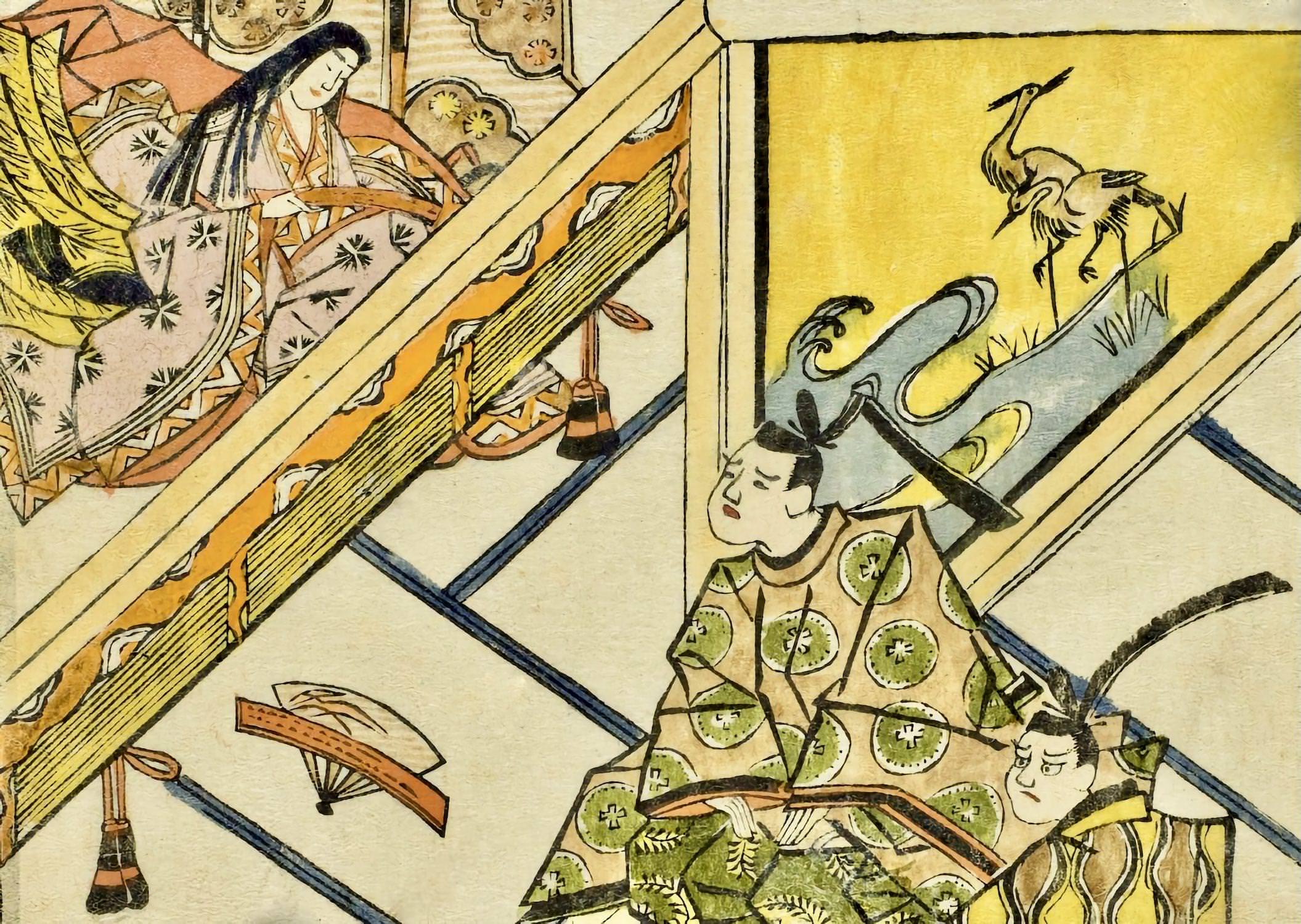 ©Kaguya Hime von Suzuki Harunobu, unbekannte Schule, 17. Jahrhundert...