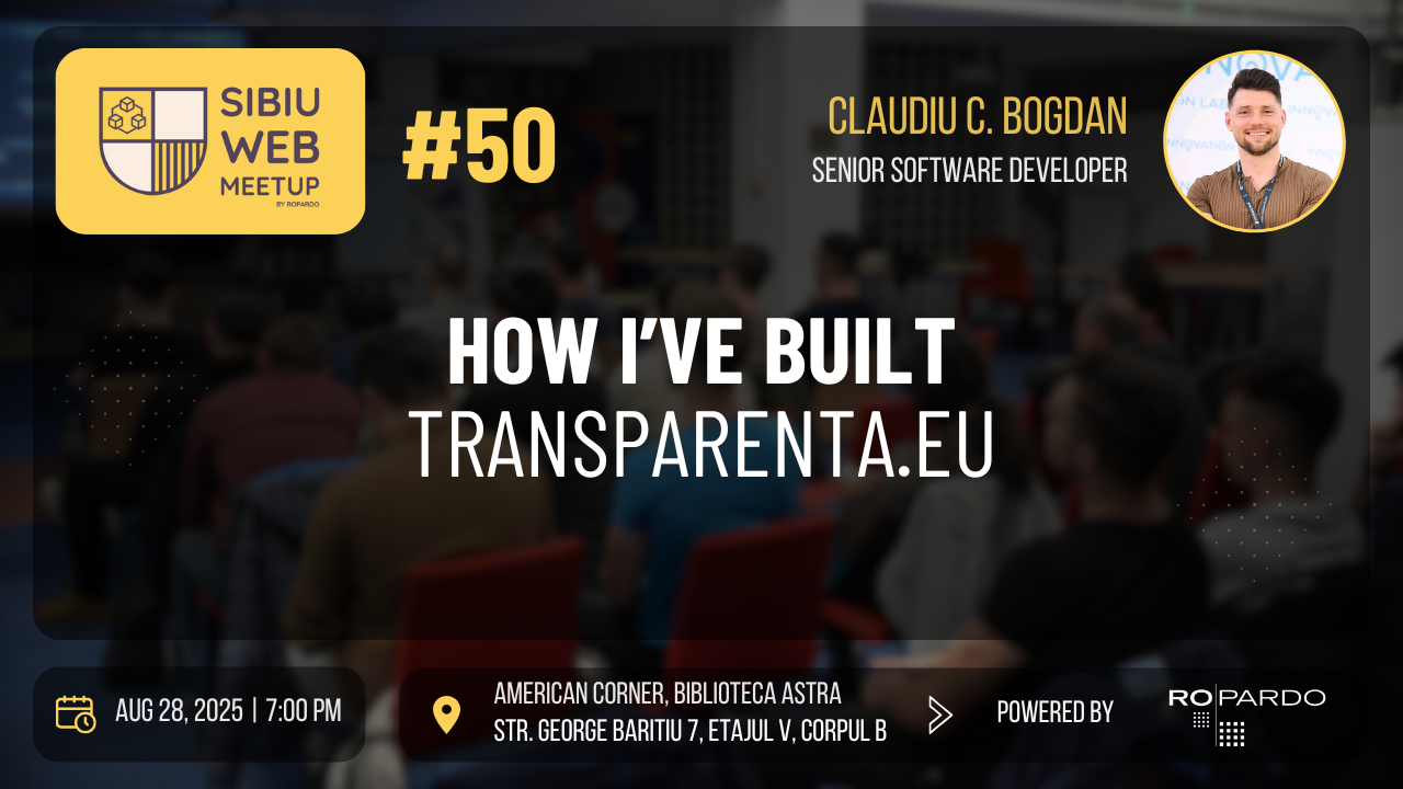 #50 - How I've built transparenta.eu