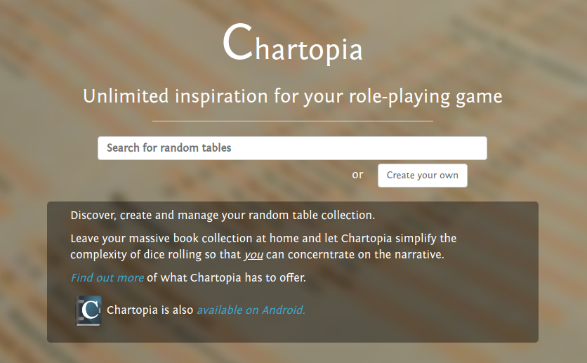 Interview with Glenn McCord of Chartopia