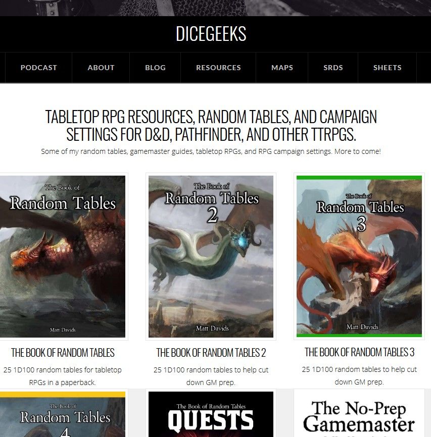 Interview with Matt Davids of dicegeeks