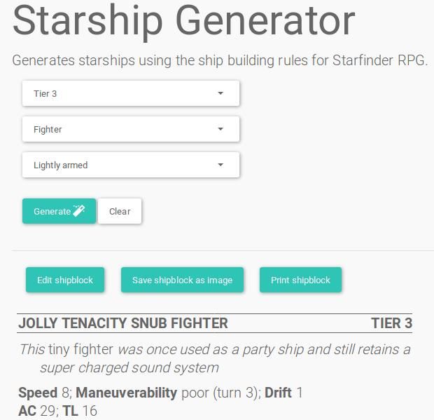 Interview with Michael of Starfinder Tools