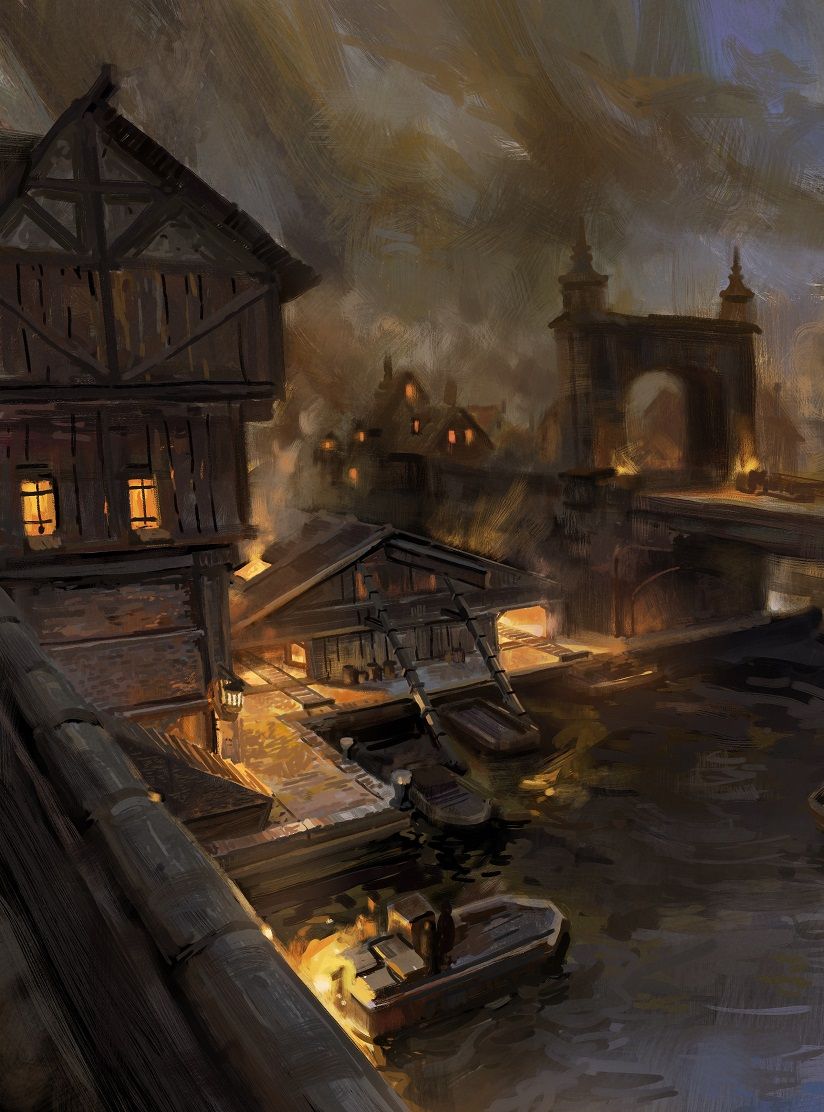Rich Quarter and City Slums - Noncombat D&D Encounters