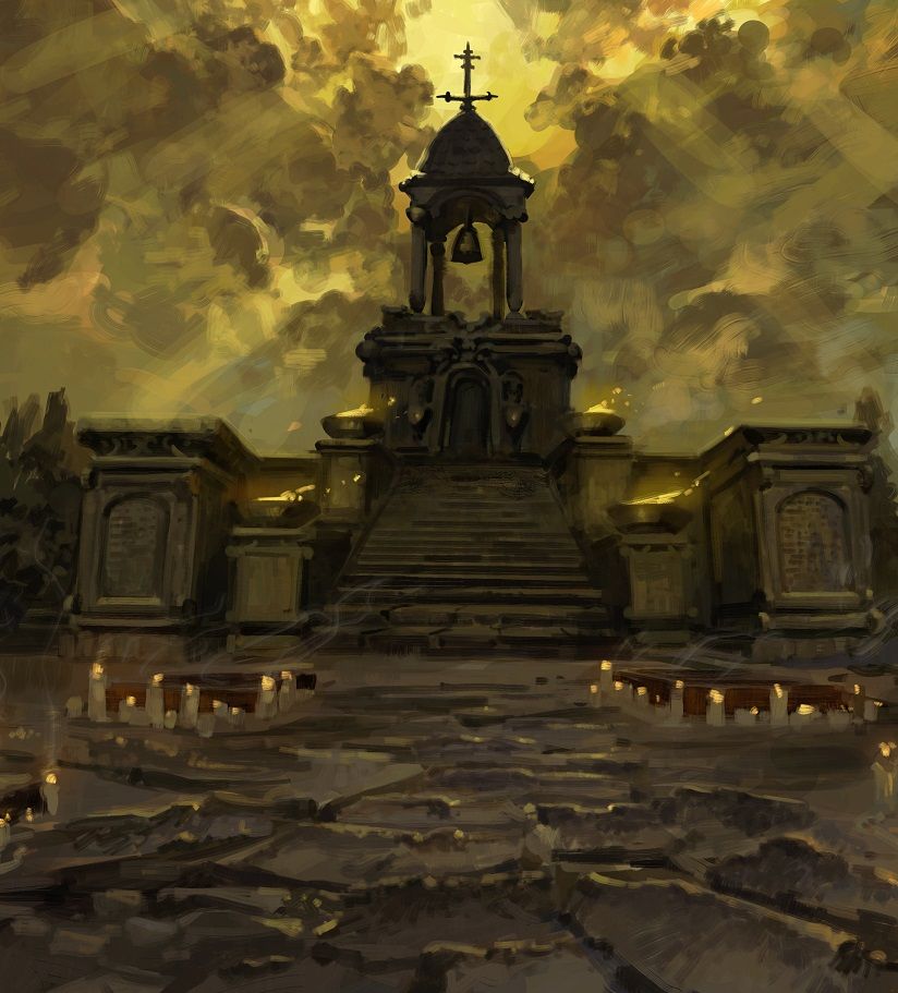 Fantasy Cemetery and Tombs - Encounter Table, Details and Locations
