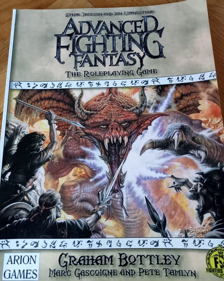 Advanced Fighting Fantasy 2e Solo: RPG and Character Intro