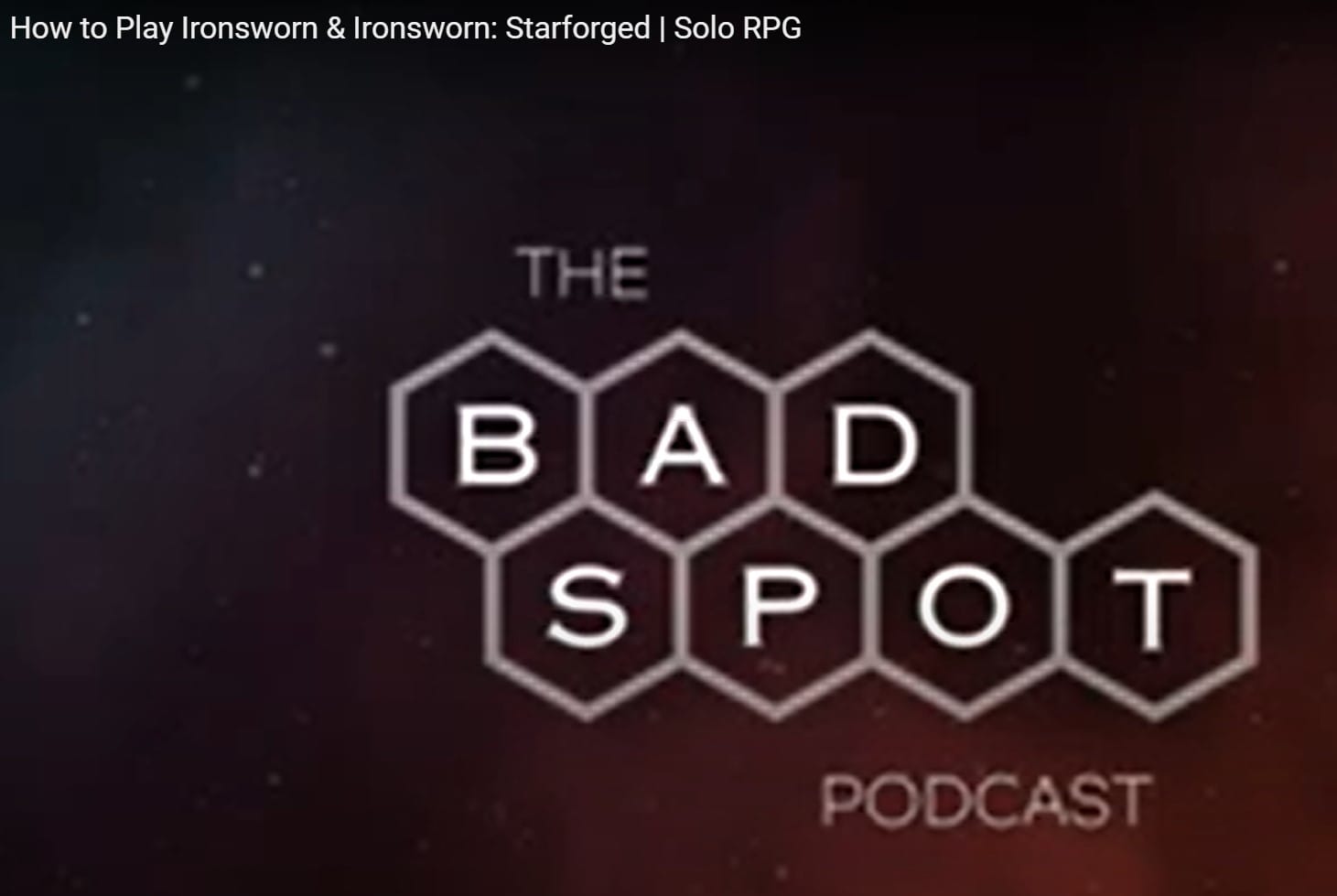 Interview with Matt Risby of the Bad Spot, Solo Podcaster & Youtuber
