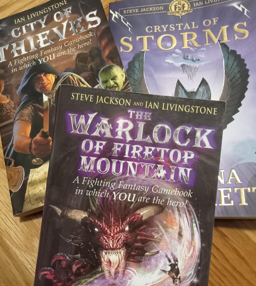 Five Books for Starting with Fighting Fantasy