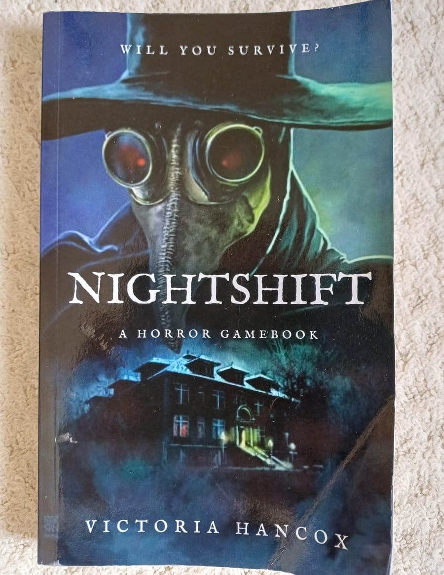 Interview with Victoria Hancox, Horror Gamebook Writer