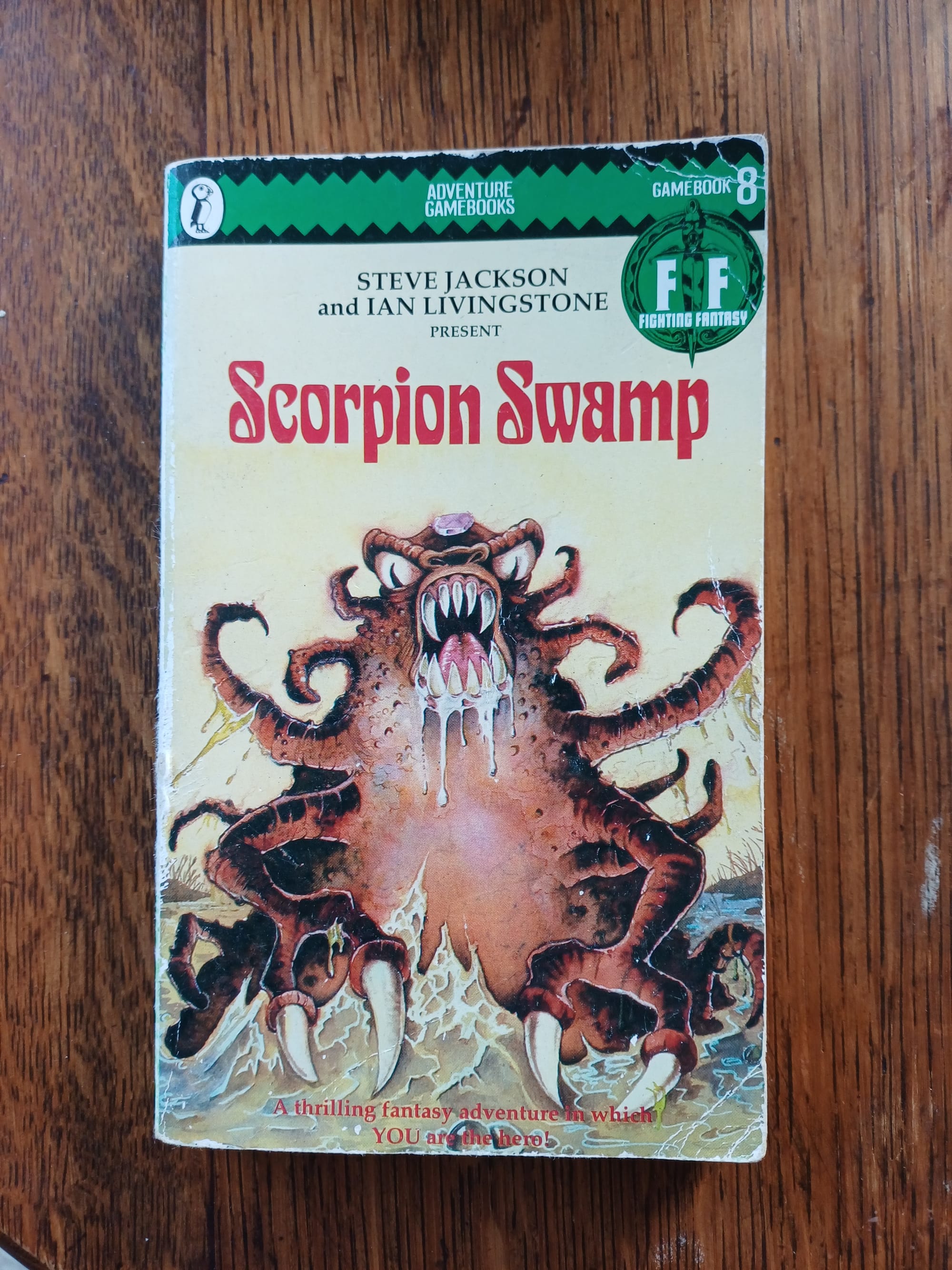 Scorpion Swamp by Steve Jackson (USA) - 100 Endings Book for Nov 2025