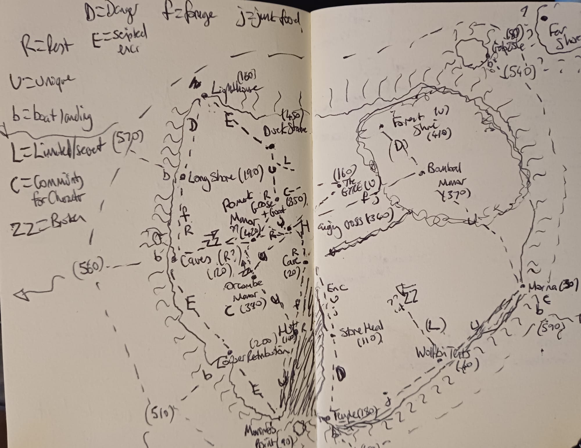 Gamebook Diaries - A New Perspective Map