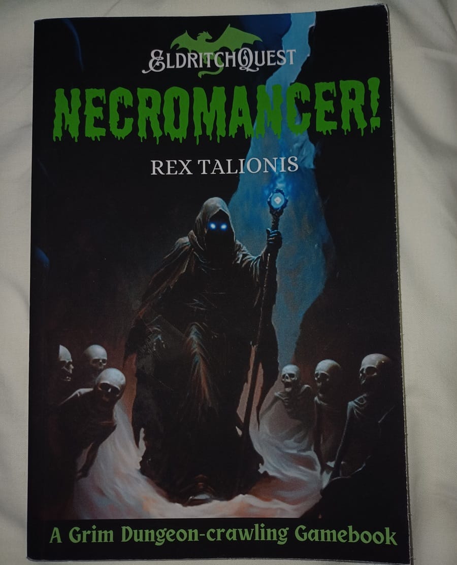 Gamebook Solo - Necromancer! by Rex Talionis: Beyond the Great Hall