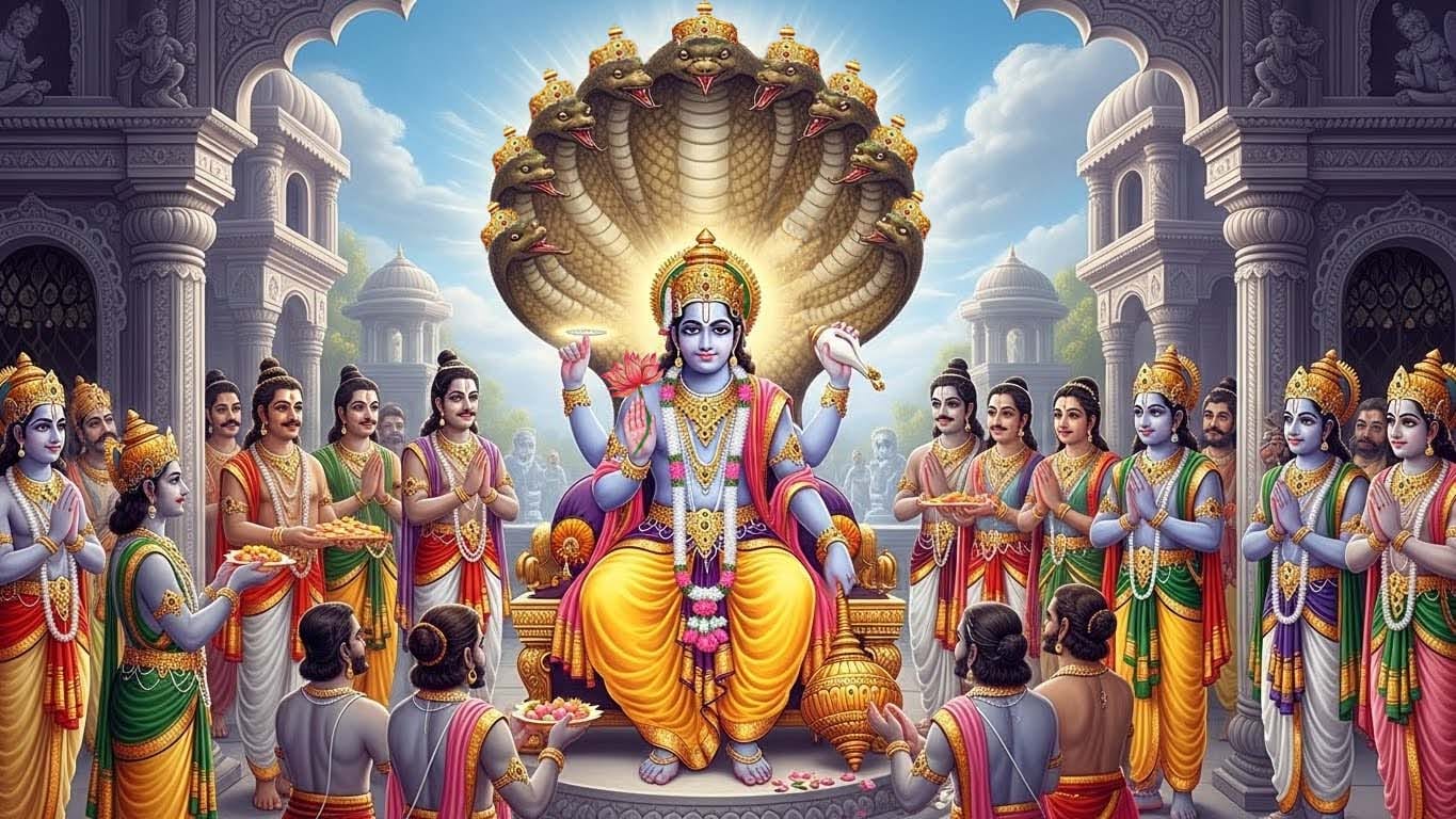 Paramatma: MahaVishnu with all His majesty