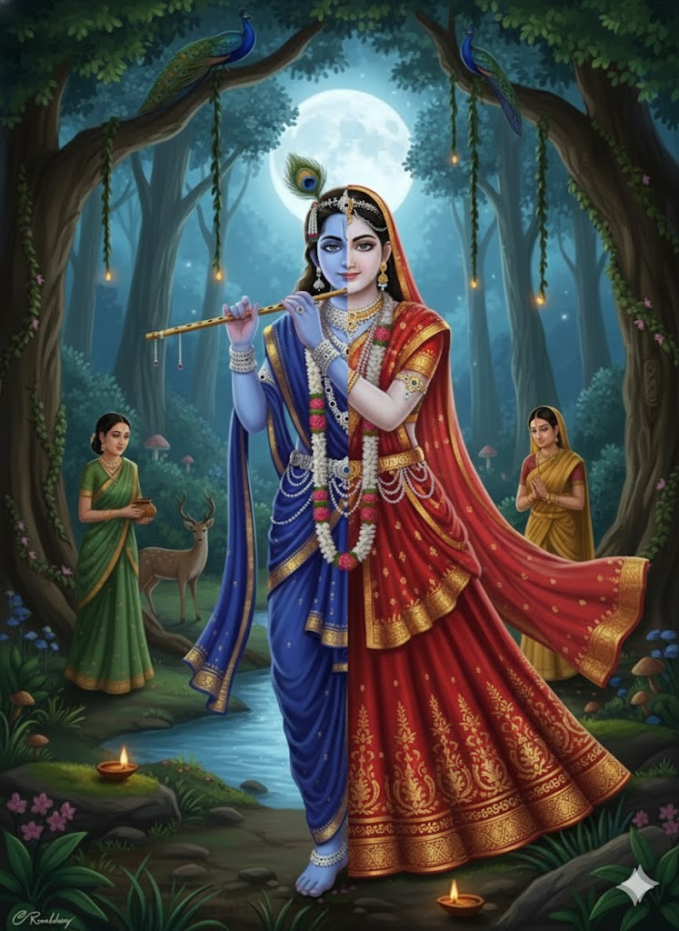 The Supreme Lord has eternally existed in male and female form