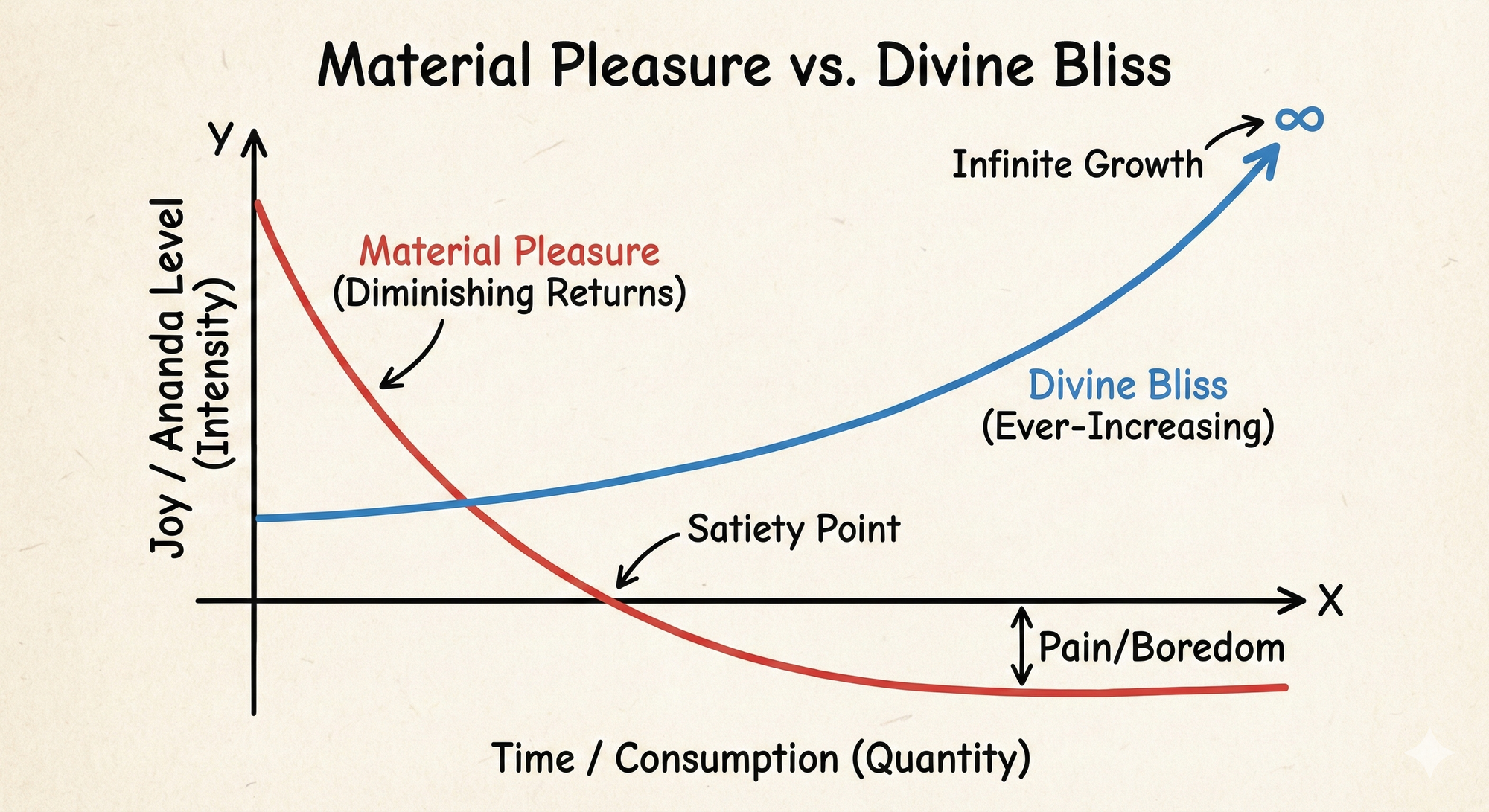 Temporary Pleasure vs Eternal Bliss