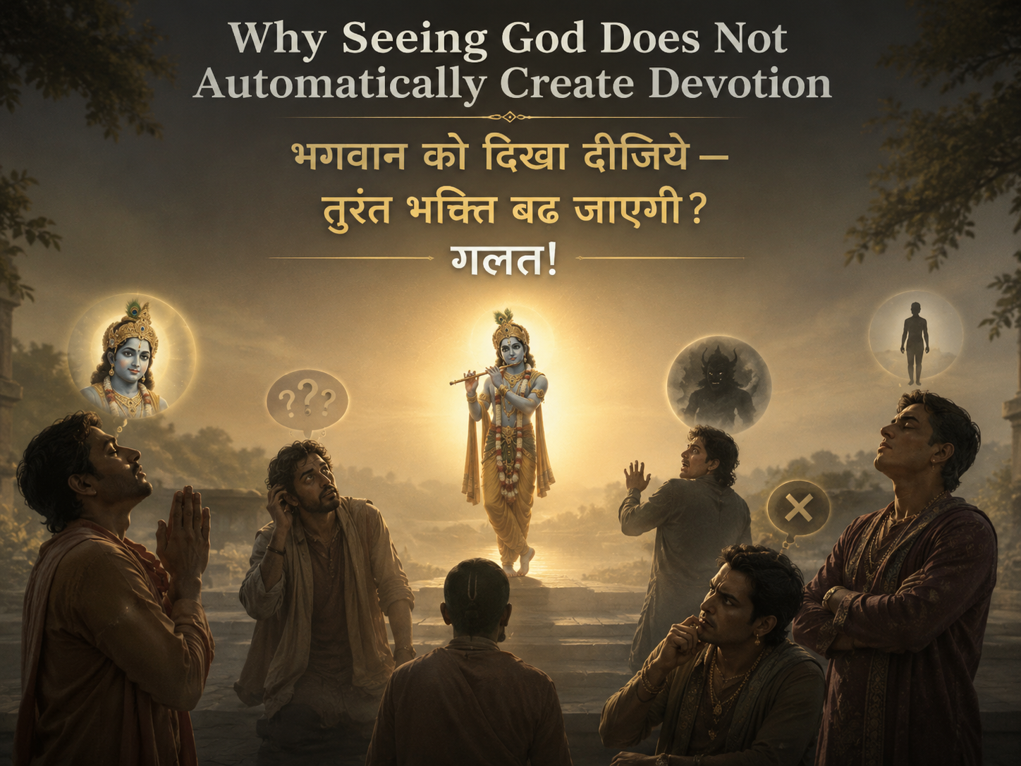 Why Seeing God Does Not Automatically Create Devotion