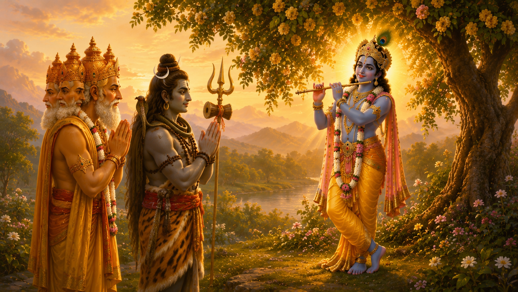 Why Did Brahma and Shiv immerse in Divine Love?