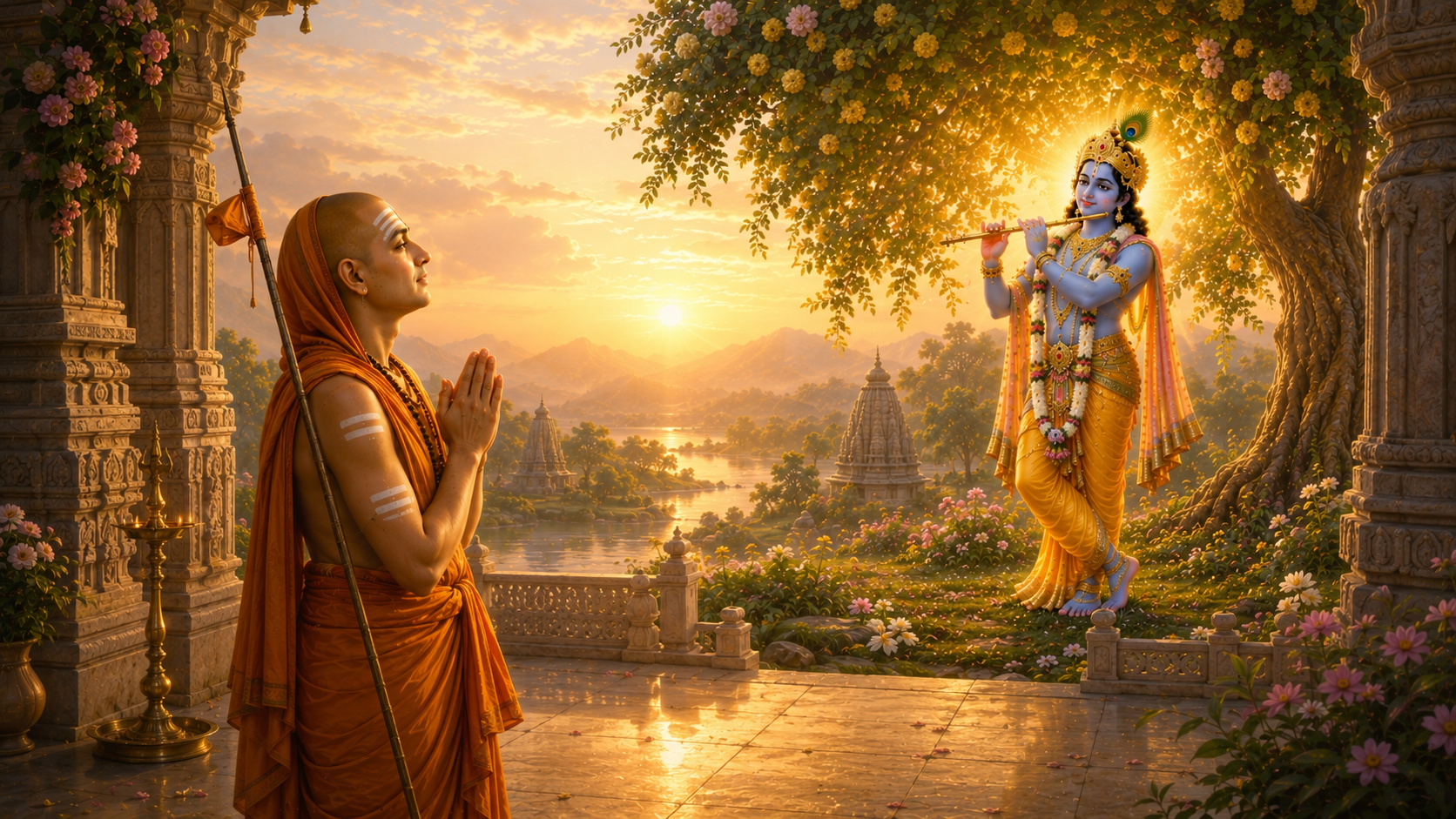 Why Did Shankaracharya Himself Worship Shri Krishna?