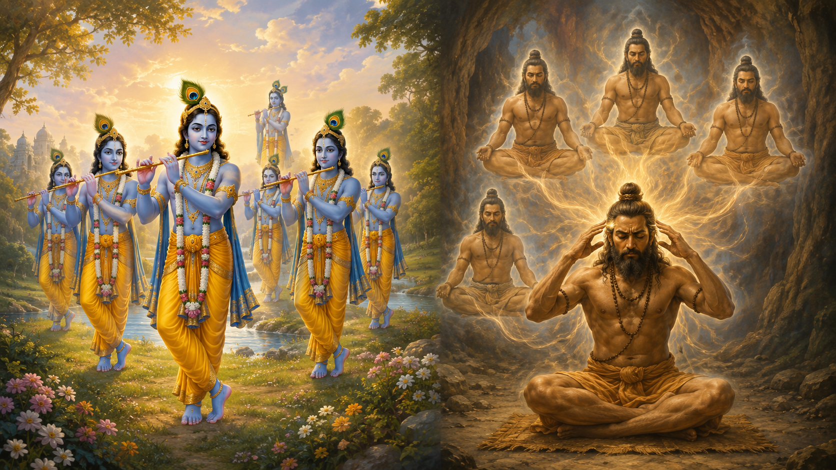 Are Krishna's Multiple Forms the Same as a Yogi's Kayavyuh Deh?