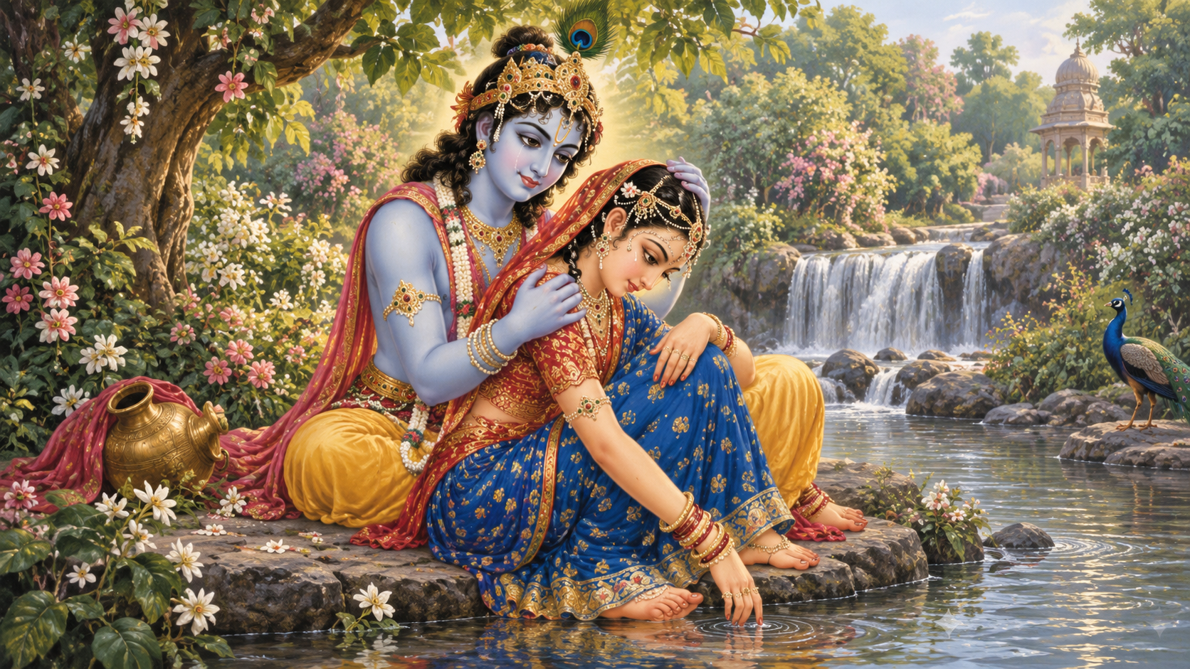 Bhakti Enchants Shri Krishna