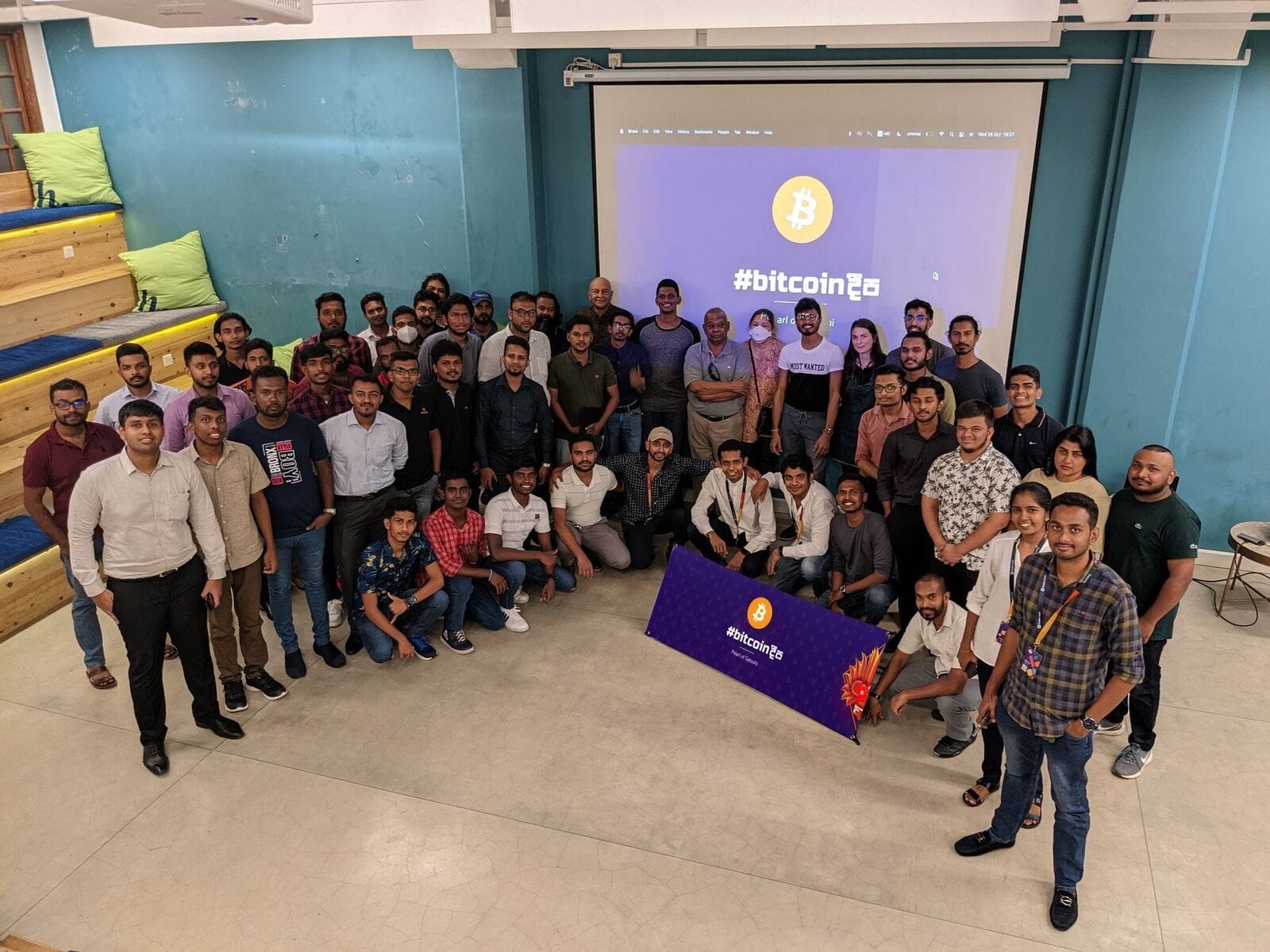 The Bitcoin Deepa Meetup initiated at Hatch Works, Colombo