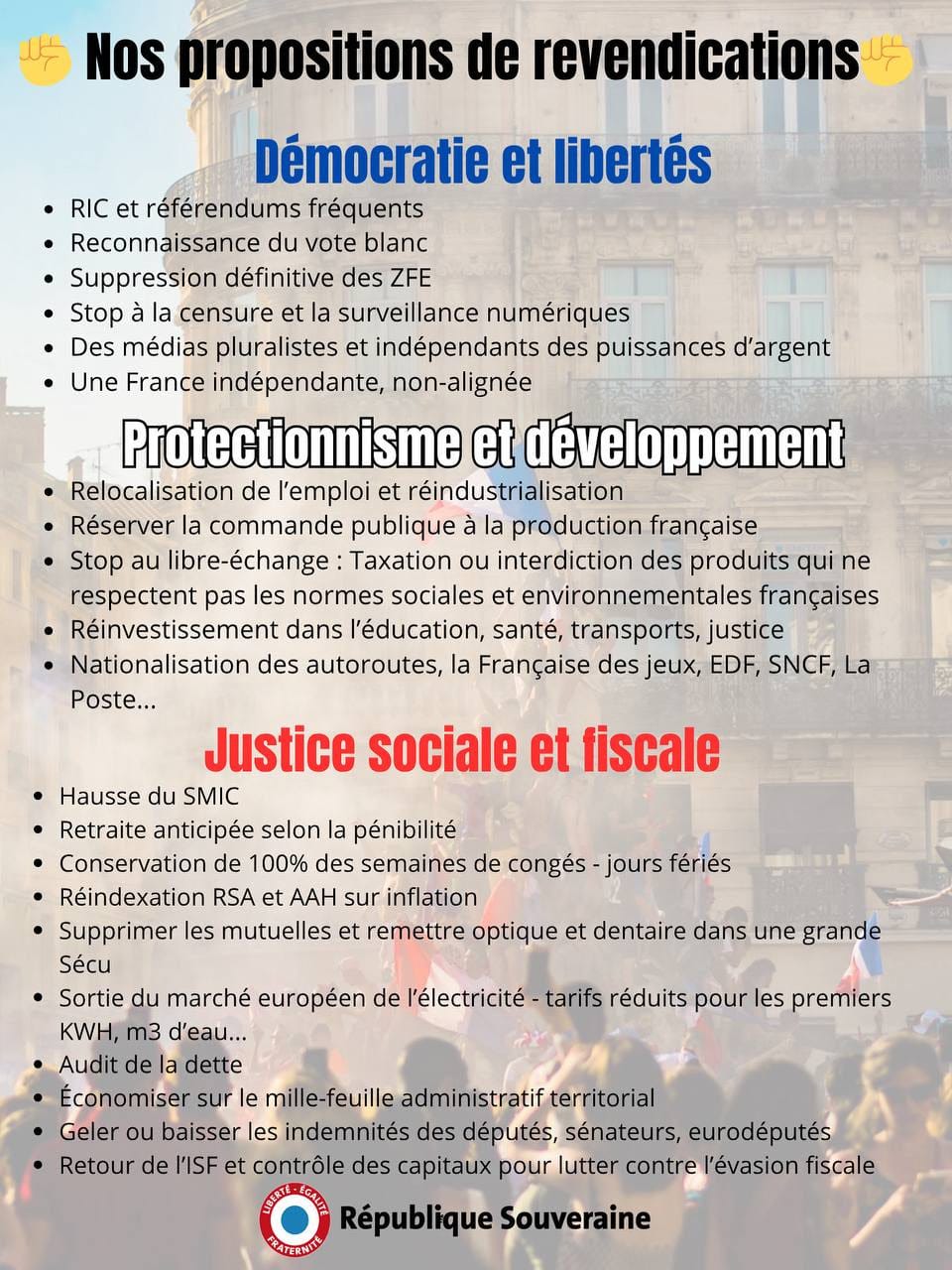 Mobilisation du 18 septembre