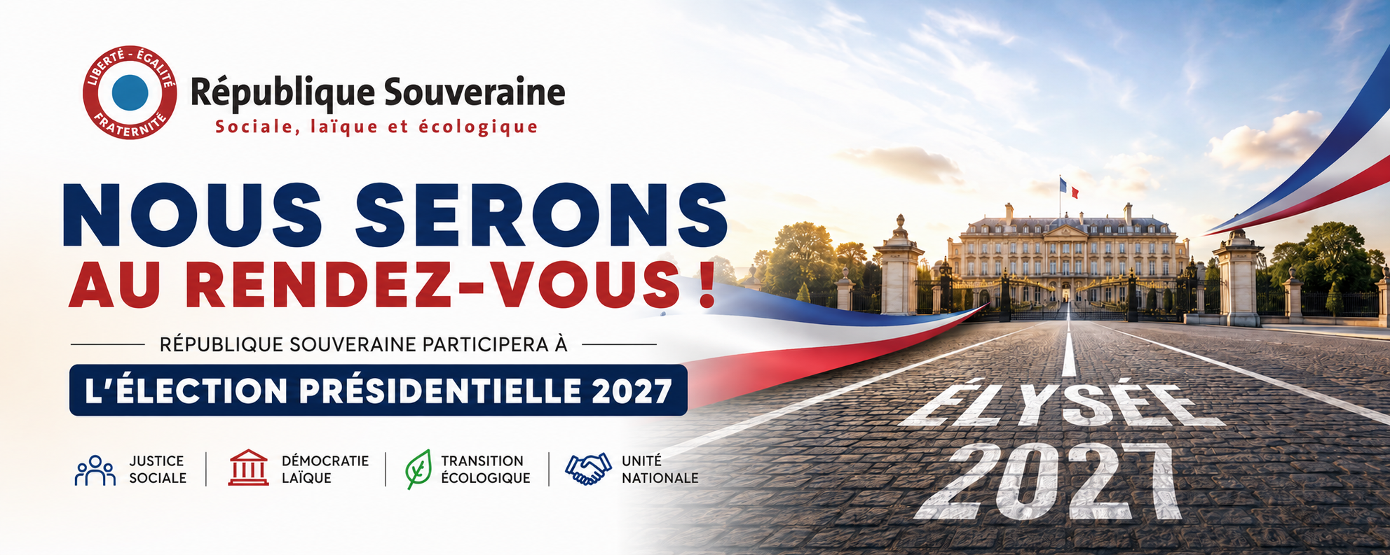 République Souveraine aura son candidat à la présidentielle